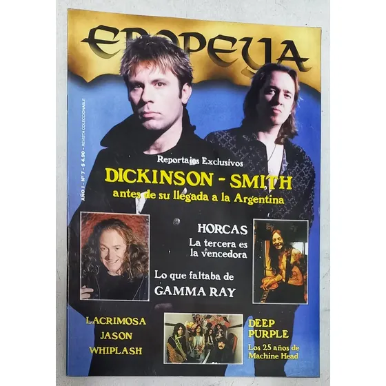 Revista Epopeya #7. Tapa Dickinson Smith. Poster D.theater