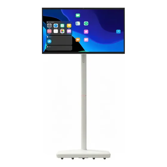 Smart Tv Portátil Pantalla Táctil 24 Android Ruedas Bateria