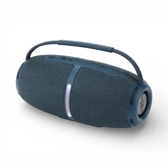 Parlante Portátil MTI SP-M886-BT con Bluetooth y Sonido Potente Azul