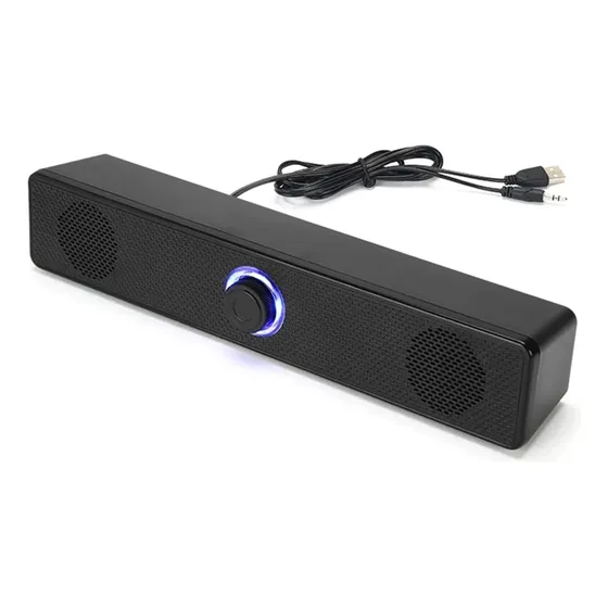 Barra De Sonido Para Pc, Altavoz Con Cable, Barra De Sonido
