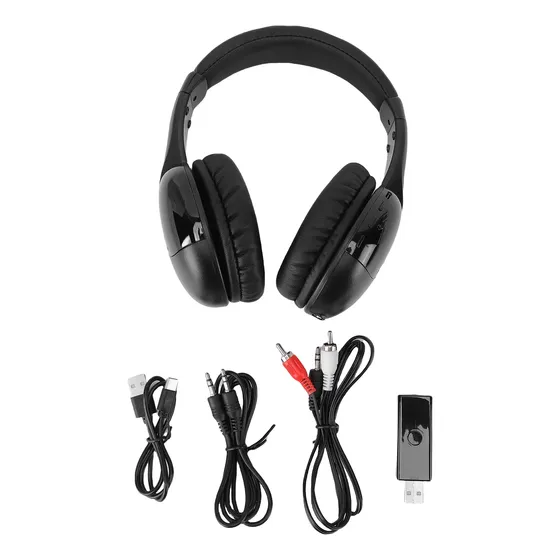 Auriculares Inalámbricos Bt Earbuds Tv, Transmisor Usb, Micr