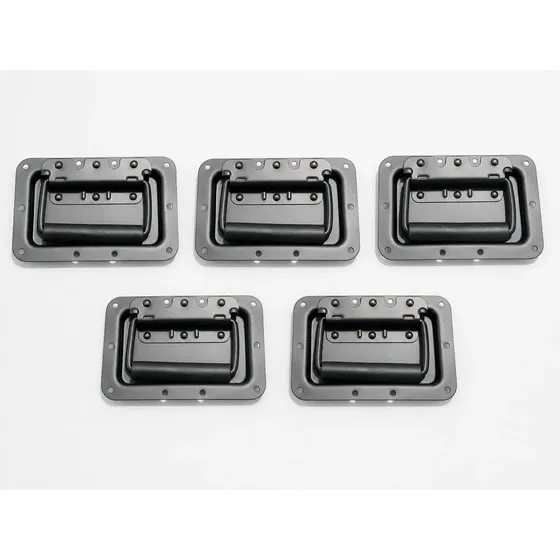 5 Manijas Anvil Rack Bafles Metálica Exterior Retractil Nove