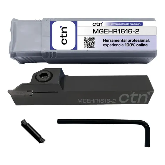 Porta Inserto Tronzado Ranurado Mgehr 1616-2 + Inserto Mgmn