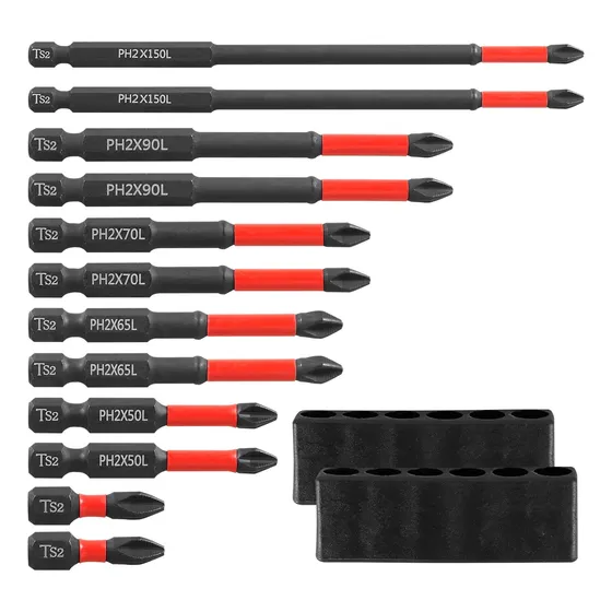 Set 12 Puntas Destornillador Impacto Ph2 Milwaukee