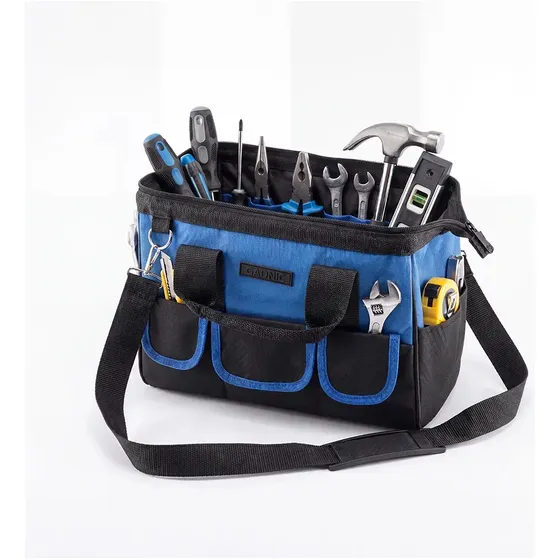 Bolso Porta Herramientas Gadnic Soporta 20kg Amplia Capacidad Con Bolsillos Internos Y Externos