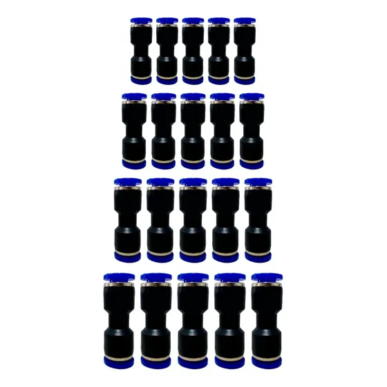 Acople Rapido Neumatico Union Tubo X Tubo 6,8,10 Y 12 X 5u