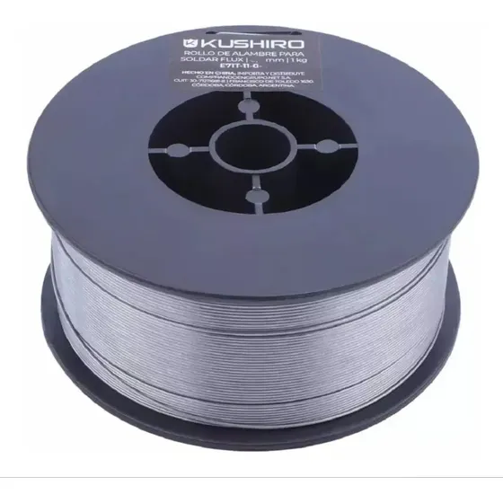 Rollo Alambre Flux Mig Kushiro - P/soldar Sin Gas 0,9mm 1 Kg