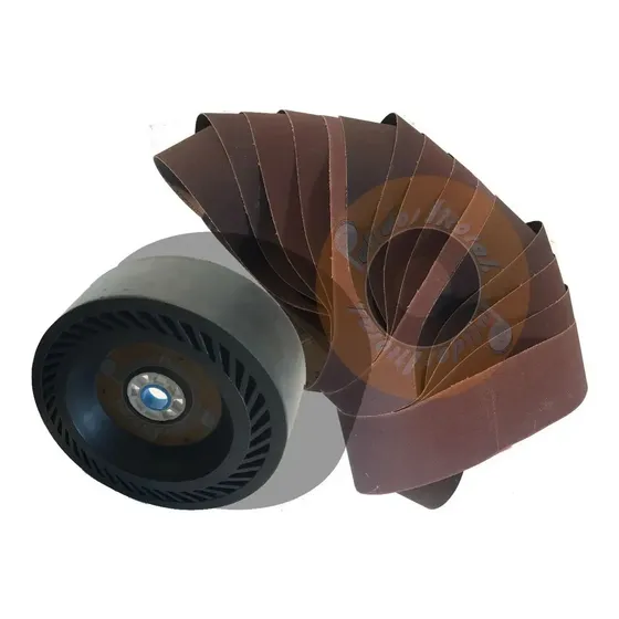 Kit Polea Expansible De Goma Y Acero + 15 Lijas Oxido Alum