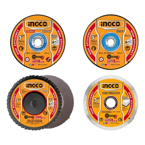 Set 30 Discos Corte Y Desbaste Ingco Para Mini Amoladora 3
