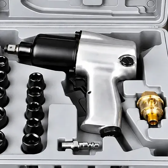 Llave De Impacto Neumática 1/2 312Nm 6700rpm Trafolec Profesional Pistola Aire Comprimido Kit 10 Tubos 9-27mm Maletín Regulador Presión Inversión Giro Taller Mecánica Automotor Compresor Accesorios