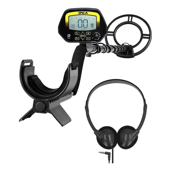 Detector Radar Metales Oro Plata Joyas 3 Modos LIBERCAM RDET-01 Auriculares Color Negro