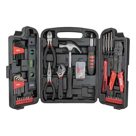 Set De Herramientas 70 Piezas Omaha Shk-70 Martillo Maletin Color Rojo