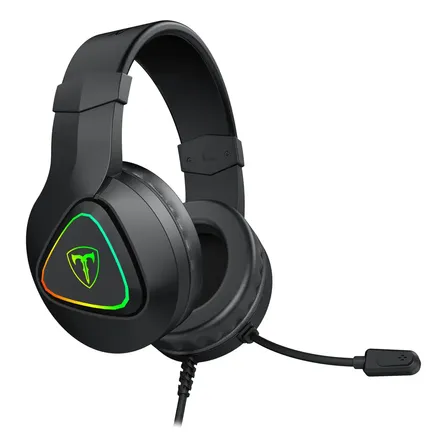 Auricular Audifono T-dagger Axis T-rgh306 Gamer Rgb Aux Negro