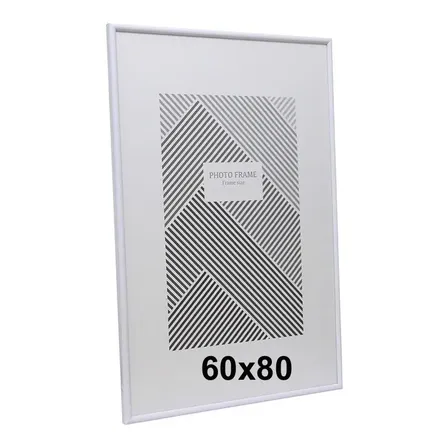 Portaretratos Plastico Acrilicos Grandes 60x80cm Pf16080 Vgo Color Blanco