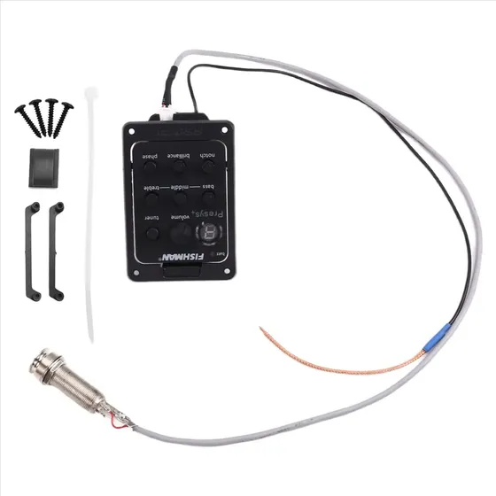 Preamplificador De Guitarra Acústica Piezo Pickup 201, Micró