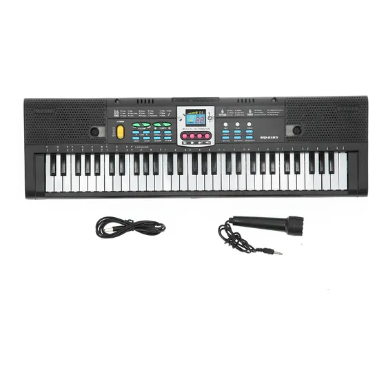 Mini Piano Eléctrico De 61 Teclas, 61 Teclas, Negro, Multifu