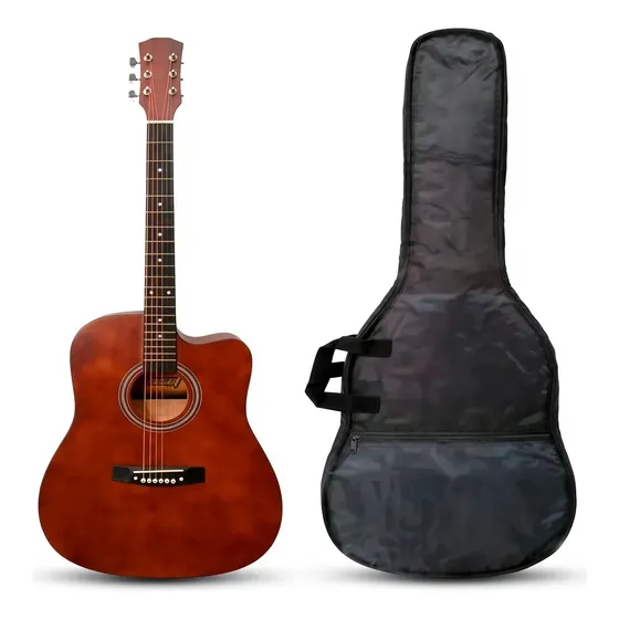 Guitarra Acústica Sunset Folk Gr41 Mate + Funda