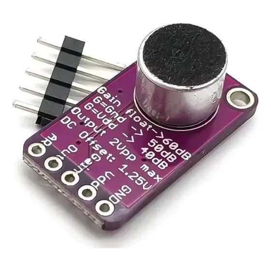 Módulo Amplificador De Micrófono Max9814 Mic Micrófono Sound As Shown