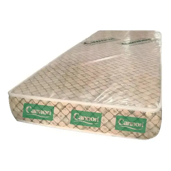 Colchón Cannon Clasico Placa Entera 80 X 190 X 17 Cm Color Beige