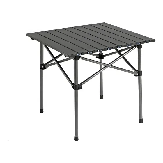 Mesa Plegable Camping Playa Pesca 52x53 Portatil Con Bolso Color Negro