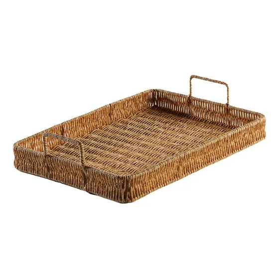 Bandeja Rectangular Tejida A Mano Para Guardar Las Llaves De