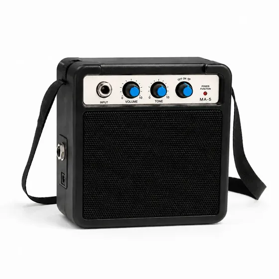 Amplificador Para Guitarra Eléctrica Sunset TG05 5W Portátil Con Distorsión Salida Auriculares Batería