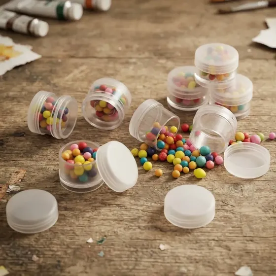 300 Mini Cápsulas De 0,4cc Pinturas Pigmentos Juegos