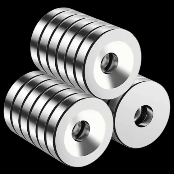 Imán De Neodimio Para Atornillar - Pack X 5
