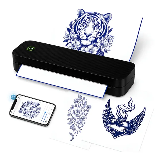 Impresora Termocopiadora Tattoo A4 Portatil Termica Bateria