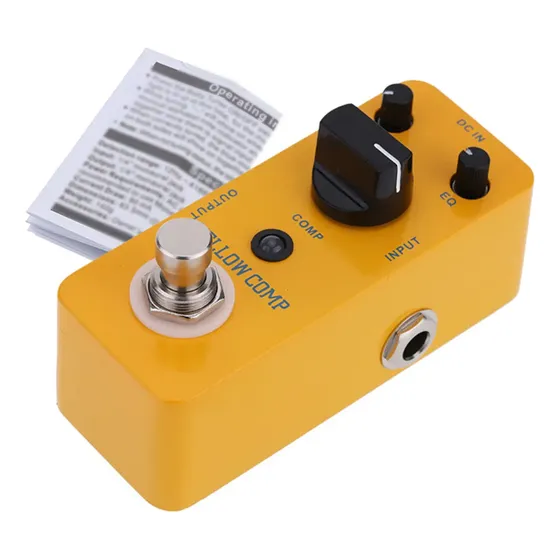 Pedal De Efectos De Compresor Óptico Mooer Yellow Comp Micro