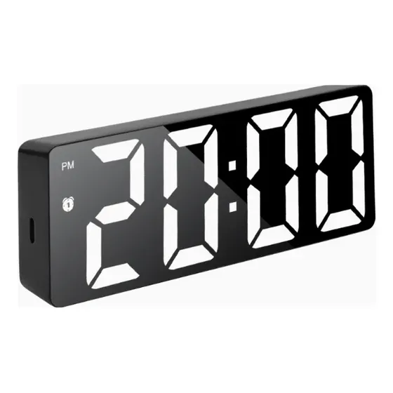 Reloj Despertador Digital Pantalla Lcd Alarma Temperatura