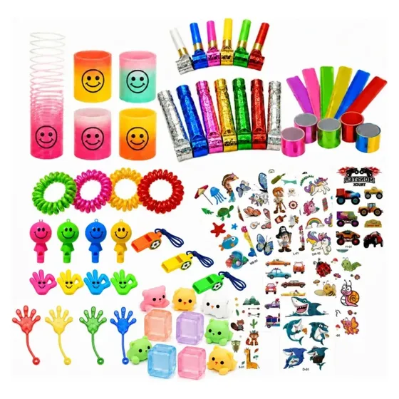 Combo Piñata 100 Juguetes Mosharma Souvenirs Cumpleaños Infantil Cotillón Bolsitas Premios Niños Fiestas Infantiles