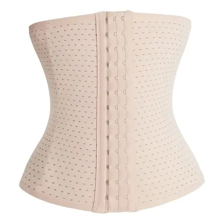 Faja Corset Modeladora Reductora Unisex Beige Xxxl