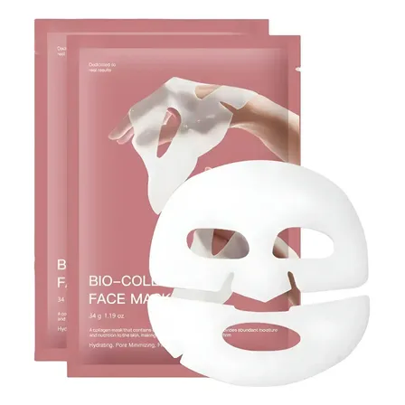 Mascarilla Facial De Hidrogel Hidratante Intensa Colágeno X4 Todo Tipo De Piel