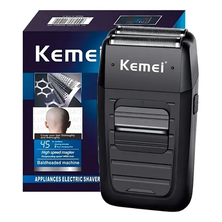 Afeitadora Kemei KM-1102 negra