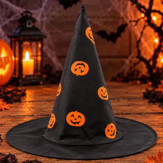 Sombrero Gorro De Bruja Diseño Halloween Disfraz Fiesta