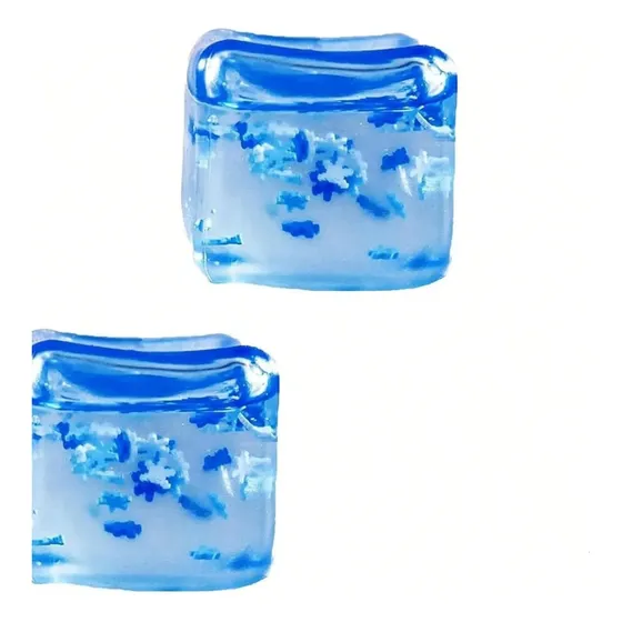 Juguete Antiestrés Squishy Cubo Hielo 4.5 Cm X2