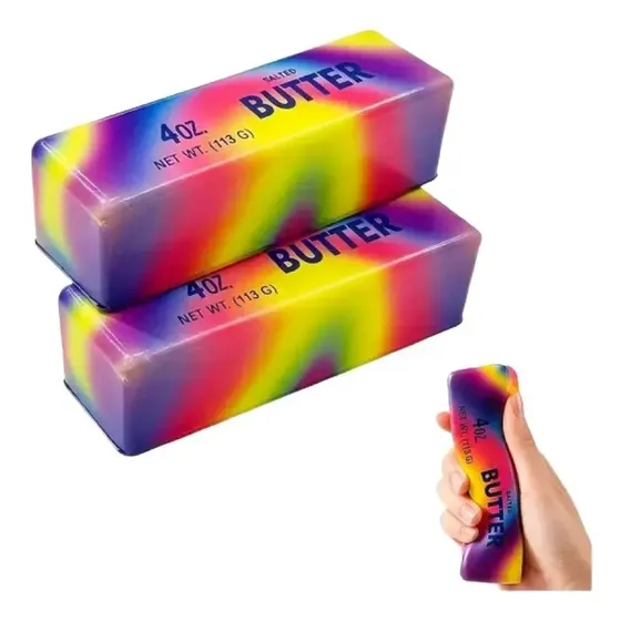 Juguete Squishy Antiestrés Suave Rebote Lento X2 Colorful