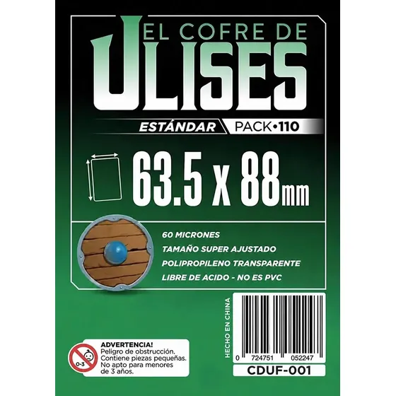 Folios Protectores Cartas X110u Juego De Mesa Varios Tamaños