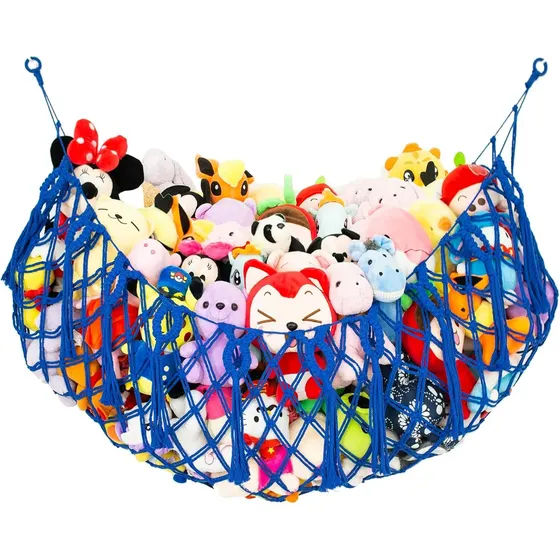 Organizador Colgante Red Hamaca Muñecos Juguetes Peluches Xl