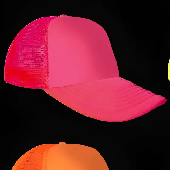 25 Gorras Cap Trucker Fluo Cotillon
