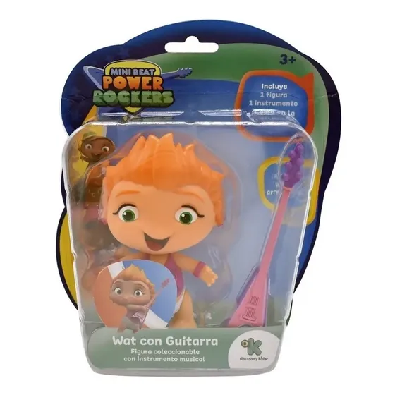 Muñecos Articulados Mini Beat Power Rockers Con Instrumento