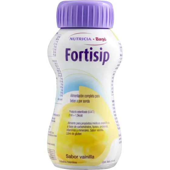 Suplemento Nutricional Fortisip Bebible Vainilla X 200 Ml Vainilla