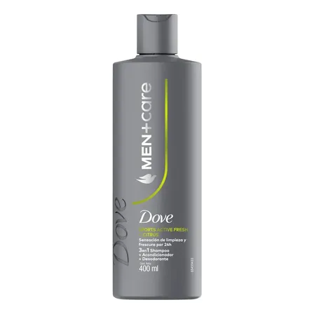 Dove Men +Care Sports 3en1 Shampoo 400 Ml