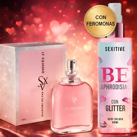 Kit Sexitive Perfume It Femme Vainilla +body Splash Be