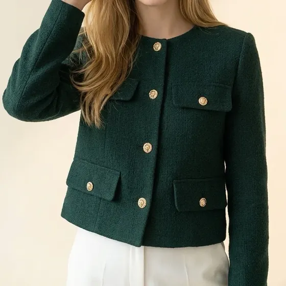 Camisaco De Paño Remy Mujer