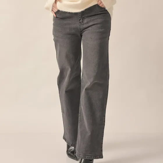 Pantalon Vicky Con Elastico Cintura Tiro Alto Premium