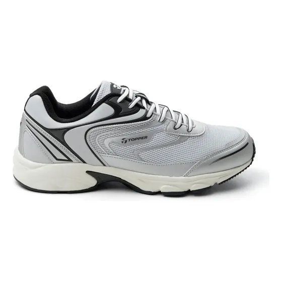 Zapatilla Topper Sin Género Lisa Estándar Softrun 026 Gris Gris Liso 42 Ar
