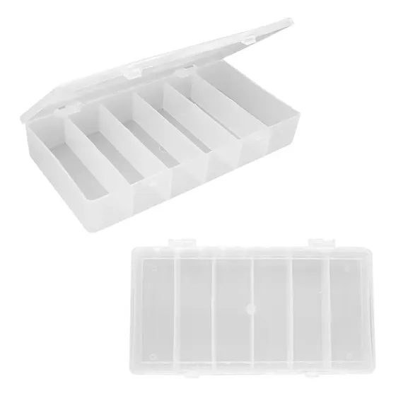 Cajas Plastica Organizadora Con 6 Divisiones Bijou