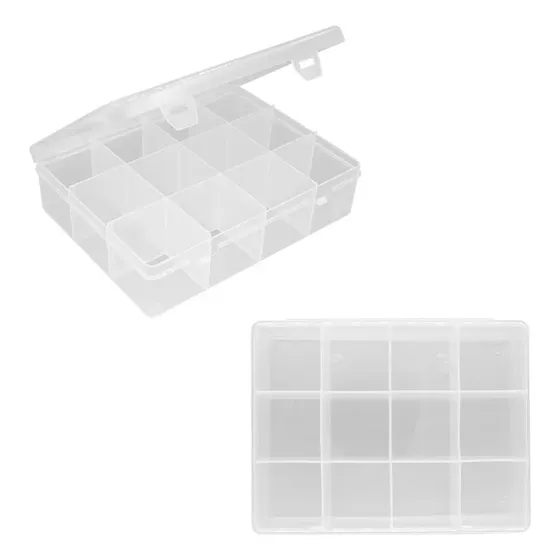Cajas Plastica Organizadora Con 12 Divisiones Bijou